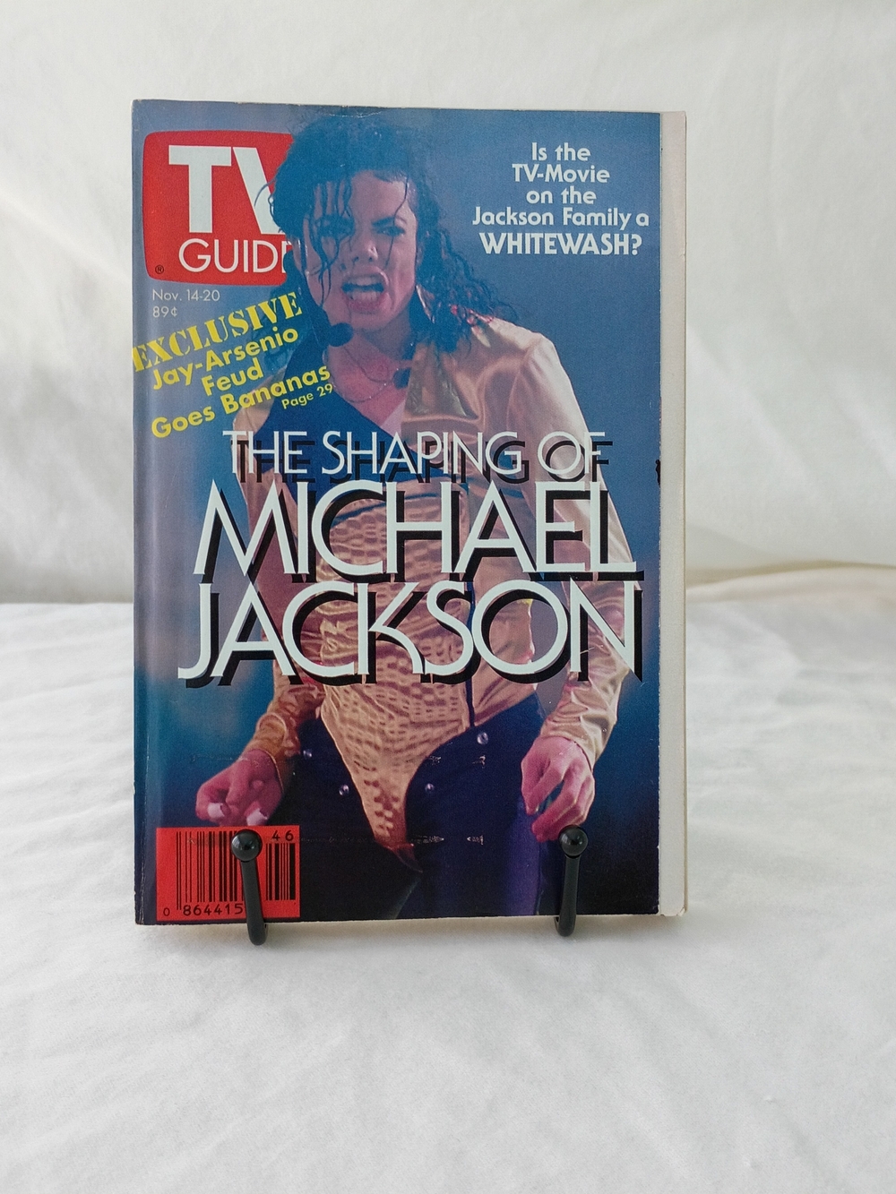 Vintage TV Guide Michael Jackson Jay-Arsenio 1992 Washington-Baltimore Edition